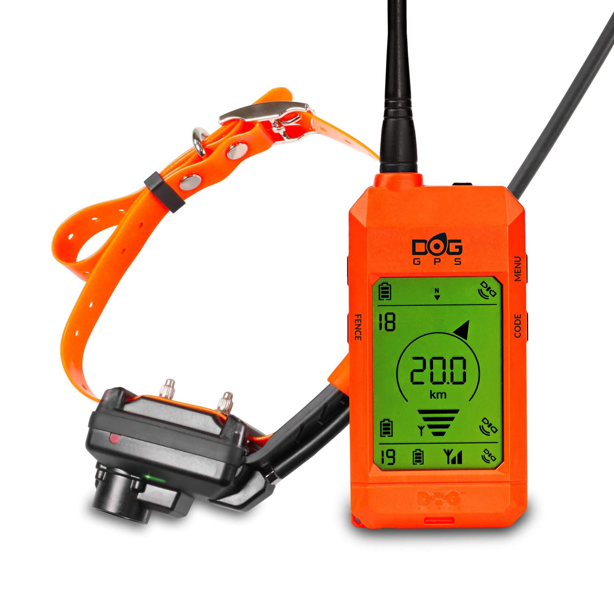 Vyhľadávacie a výcvikové zariadenie so zvukovým lokátorom DOG GPS X25TB Short