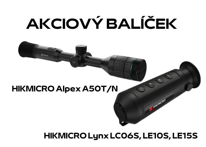 Balíček HIKMICRO Alpex A50T/N + HIKMICRO LYNX LC06S