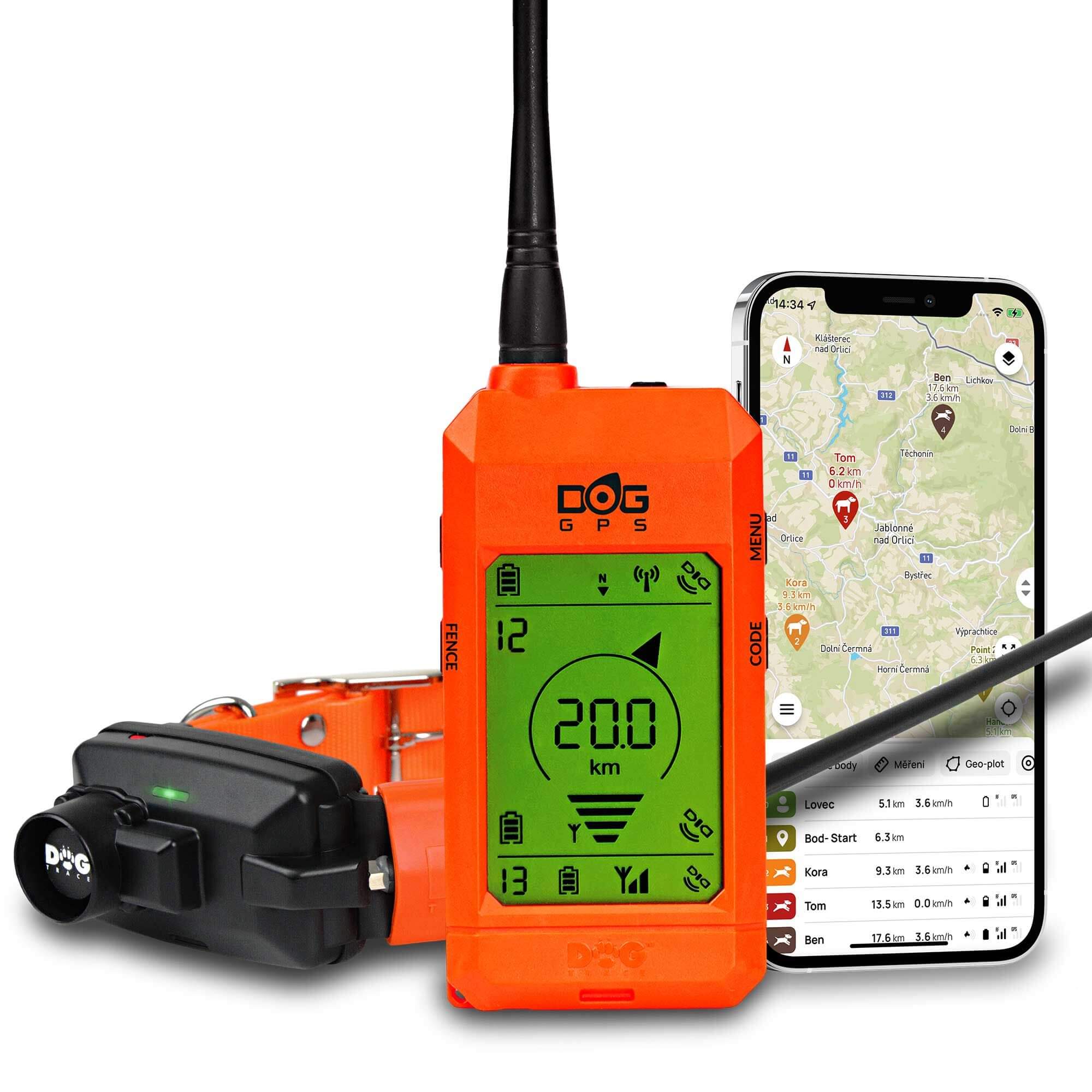 Vyhľadávacie zariadenie so zvukovým lokátorom pre psov DOG GPS X30B